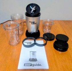 Magic Bullet Blender Set w/ Cups & User Guide