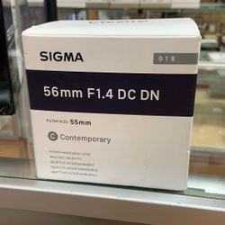 Sigma 56mm F1.4 For Canon 