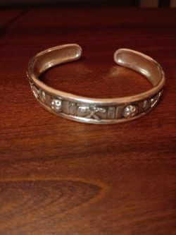 Golf silver bracelet