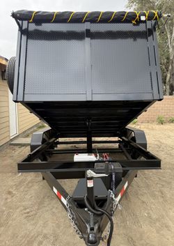 New 8x4x12 Hydraulic Utility Dump Trailer with Accessories 💎