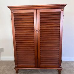 Solid all wood cabinet, closet 