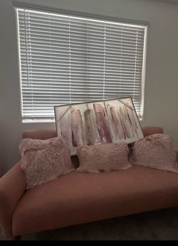 pink couch