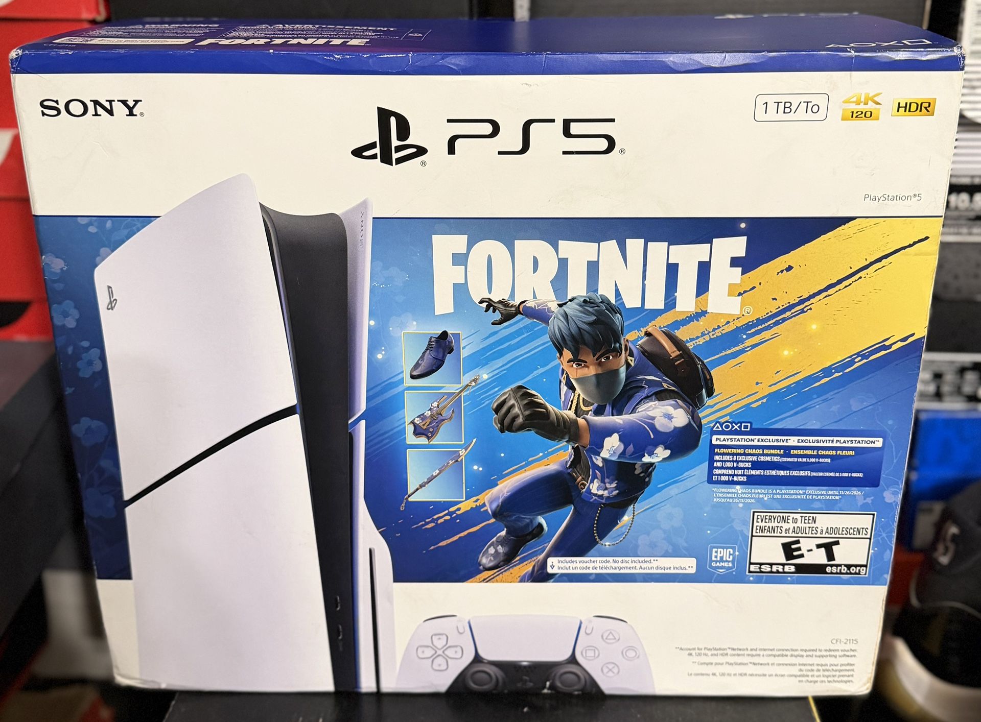 Brand New PlayStation 5 Disc Console 1TB - Fortnite Flowering Chaos Bundle + 3 Games🚨BELOW RETAIL🚨