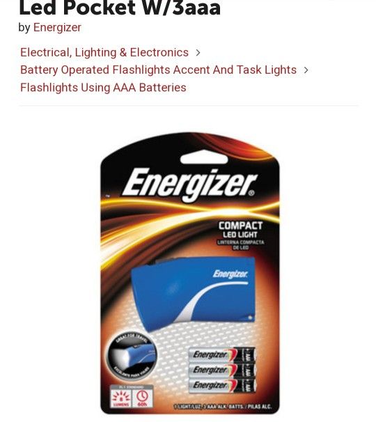 ENERGIZER LED FLASH LIGHT
