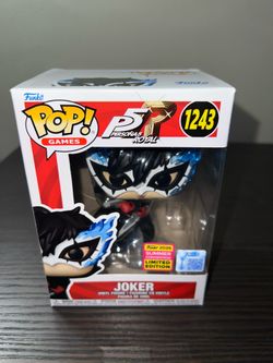 NEW IN HAND LIMITED EDITION EXCLUSIVE Joker Leaping Funko Pop #1243 P5 Personas 5 Royal Video Games