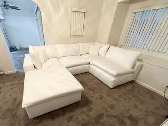 Brand New Cloud Sectional in White