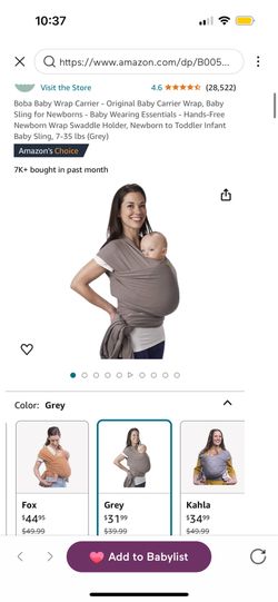 Baby Wrap Carrier