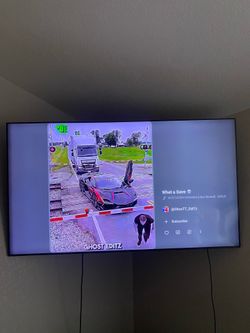 65inch Samsung tv and Samsung soundbar