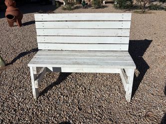 Wooden bench 4ft long