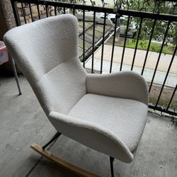 White Rocking Chair