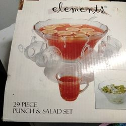 29 Piece Punch & Salad Set