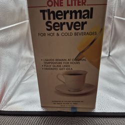 1 Liter Hot or Cold thermal server