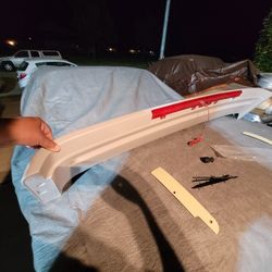 Truck Spoiler Wing With LED Break Light Will Fit Silverado GMC  Sierra Might Fit Dodge Ram Or F150 I Put Measurements 