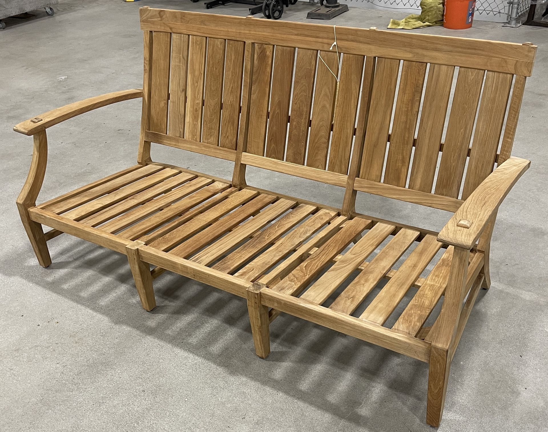 Croquet Teak Outdoor Sofa