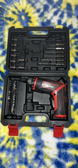 Drill Driver with Bit Set and Case