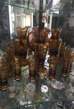 Amber glass