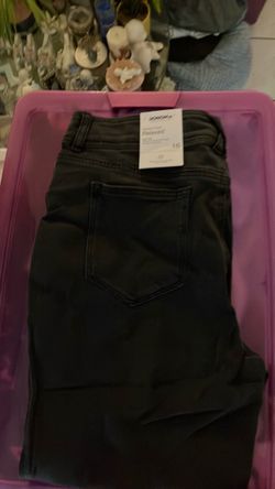 Black Denim Jeans Size 18