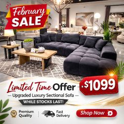 Modern living room sectional sofa // Limited Time Offer 