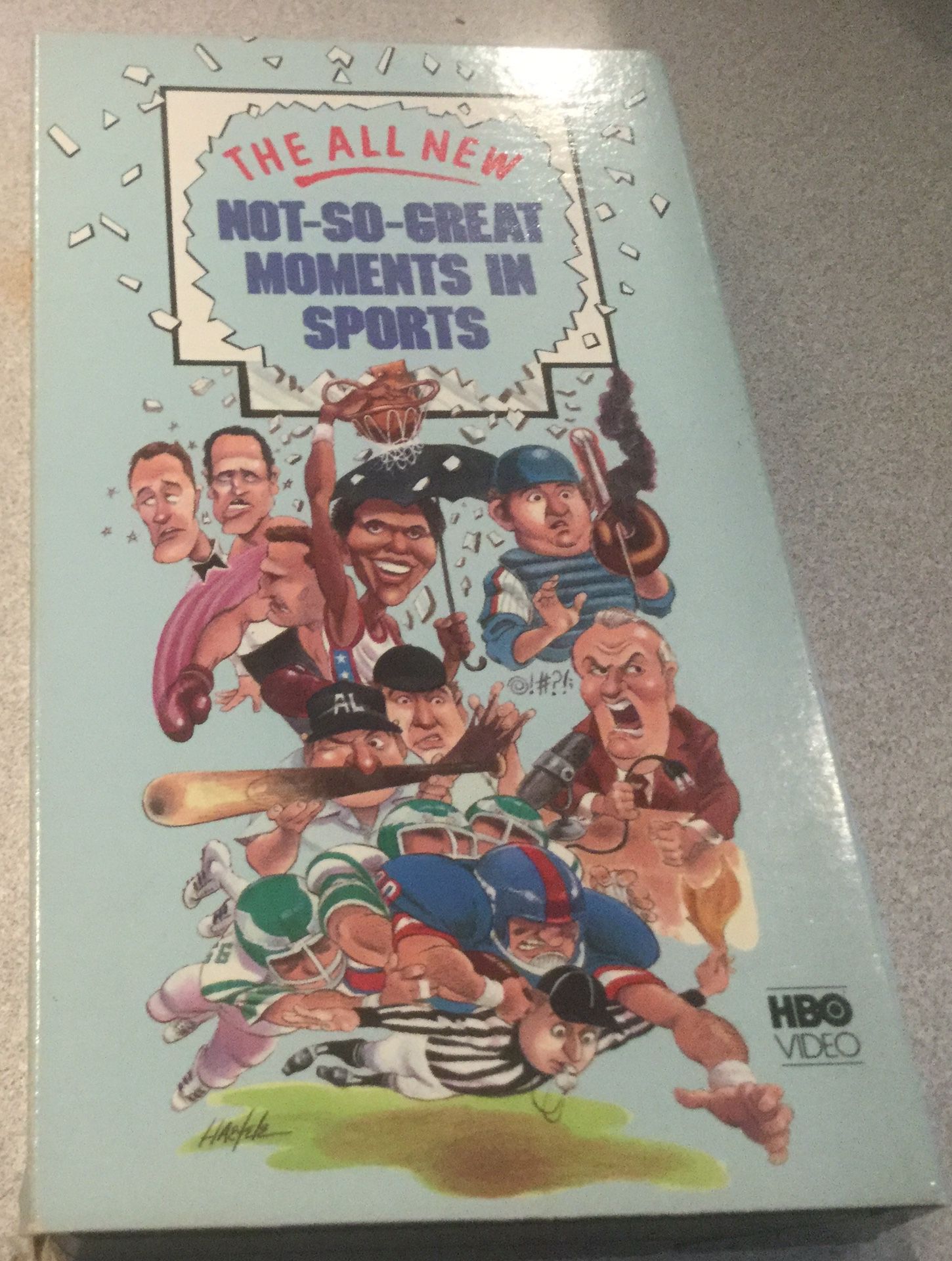 The All New Not-So-Breat Moments in Sports VHS TAPE