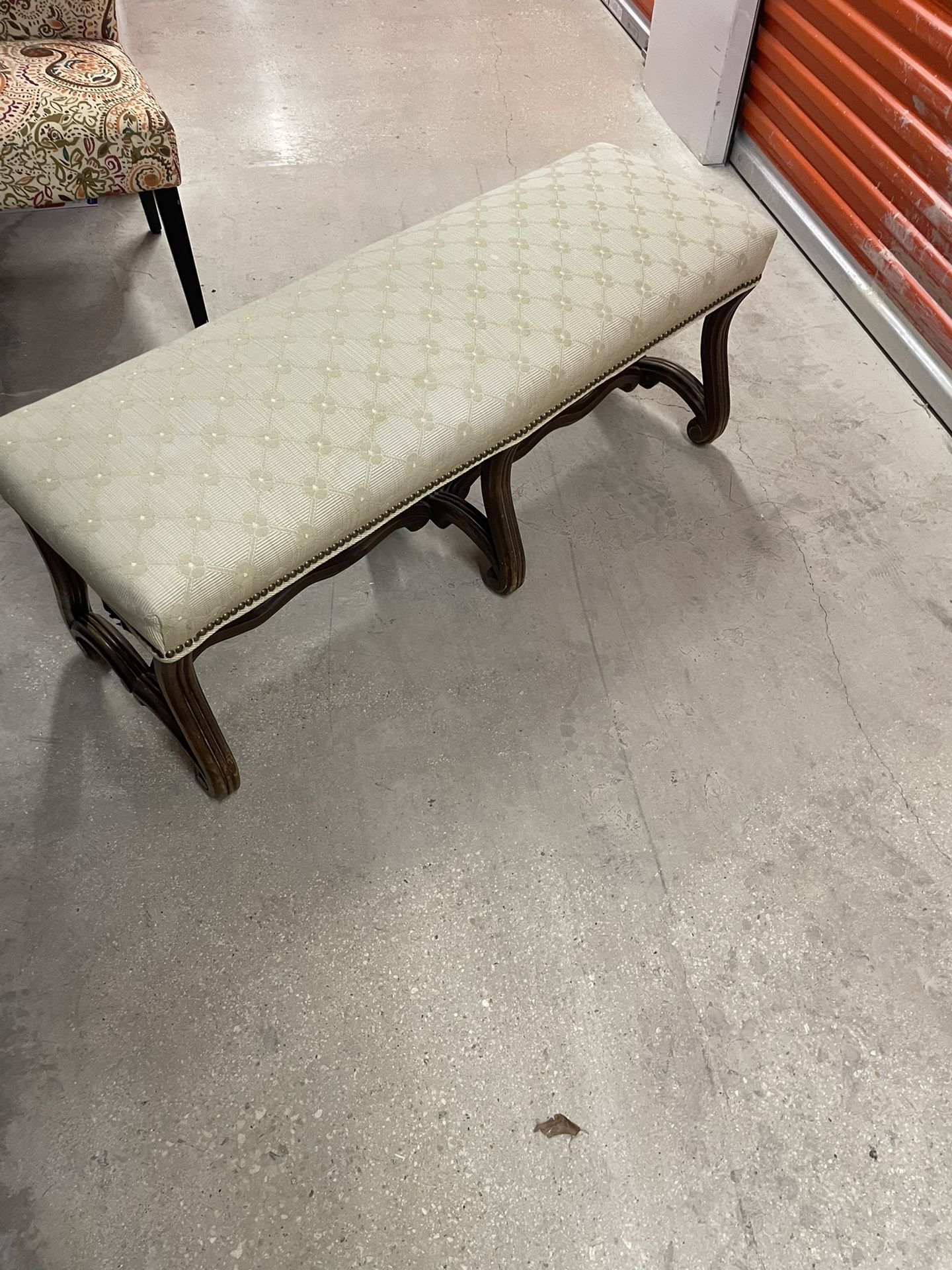 Early 20th Century Louis XIV Style Walnut Bench