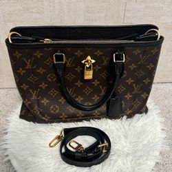Preloved LV Flower MM 2 way tote bag 