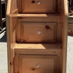 Pine Staircase – Style Storage Cabinet