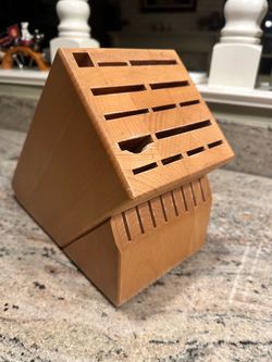 Solid Wood Knife Block