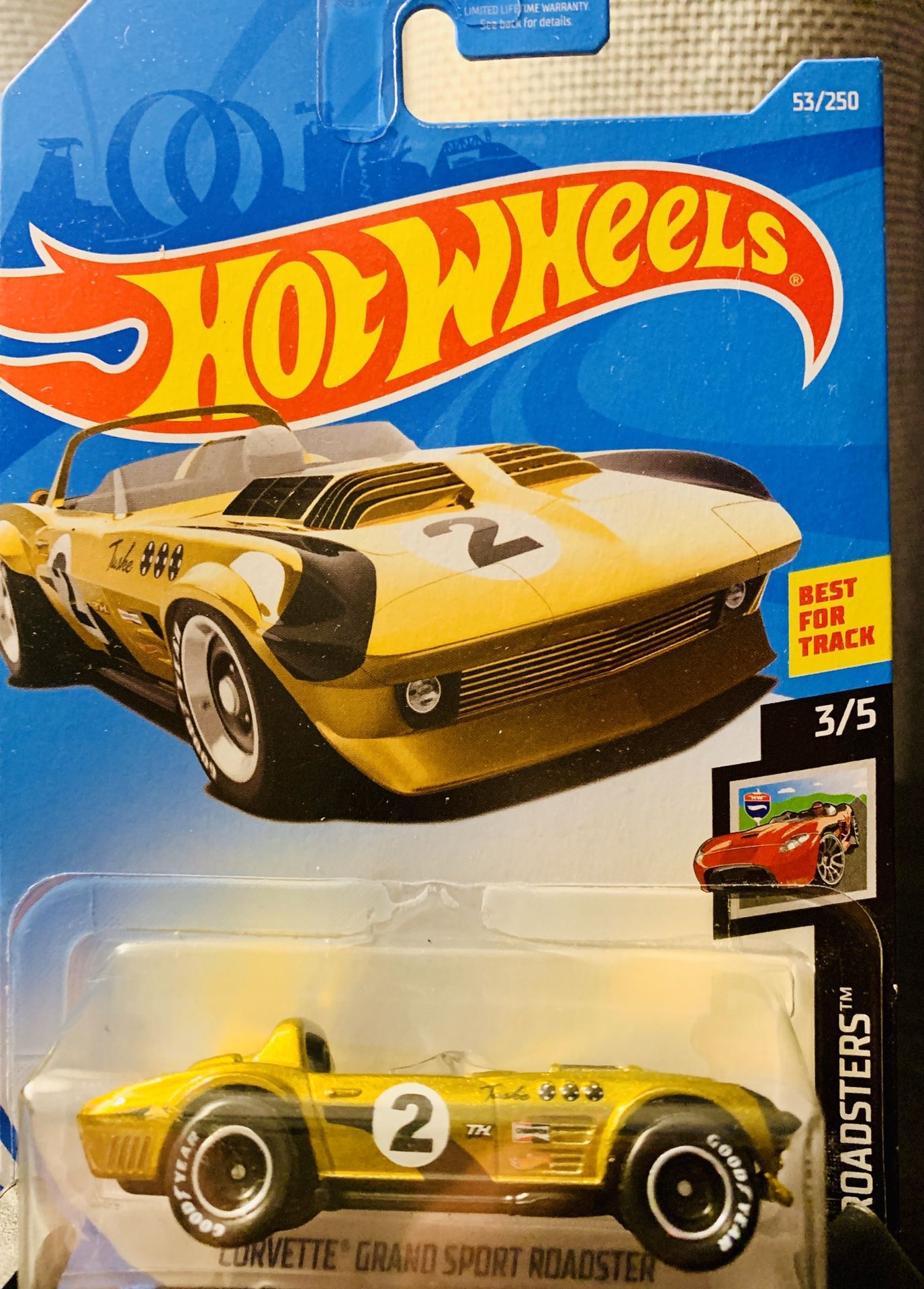 Hot Wheels Super Treasure Hunt Corvette Grand Sport Roadster rare