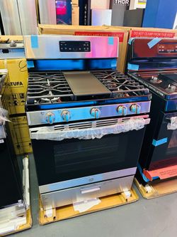 GE 30” Gas Stove $0 Down BRAND NEW