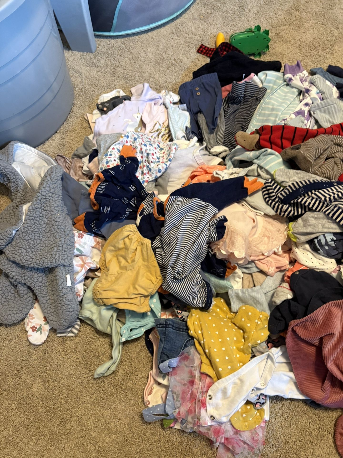 Bunch Of Baby Clothes