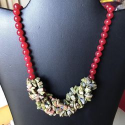🍀HANDMADE By Marele22 Genuine Stones Choker Necklaces $48 Each 🎈