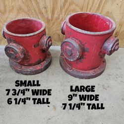 PAIR OF FLOWER POTS, BOTH FOR $8