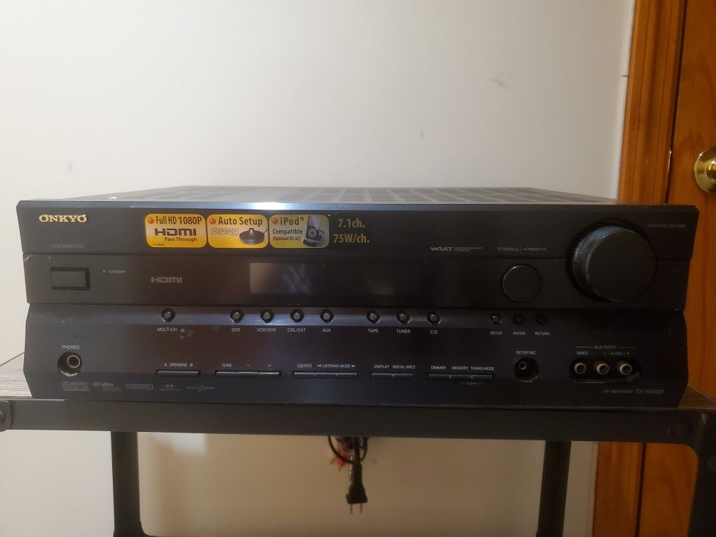 Onkyo AV Receiver TX-SR505 And Much More