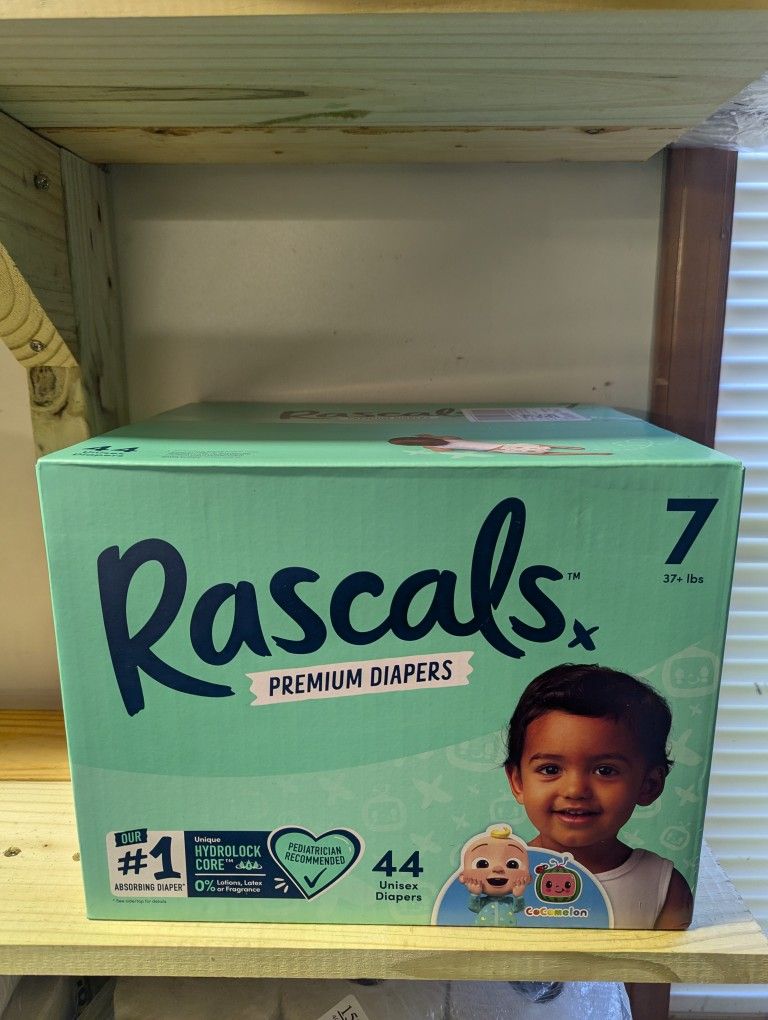 Rascal Diapers Size 7