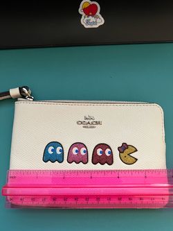 Coach wristlet Pac-Man collab