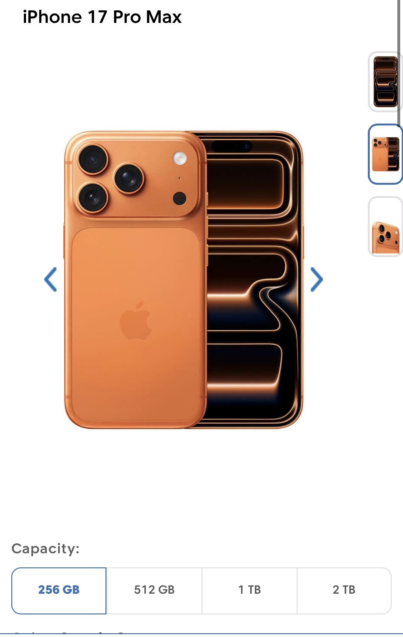 Apple iPhone 17 Pro Max