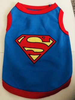 Super man pet T size M ($25) L ($25) each