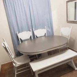 Farmhouse Vintage Dining Set 