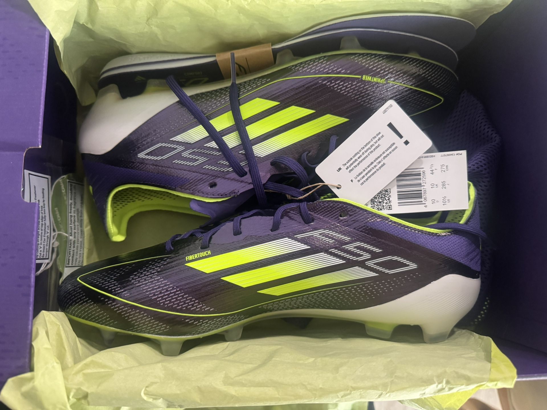 Adidas F50 Elite FG LC TEASER US 10.5 