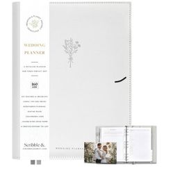 Award Winning Elegant Wedding Planner Binder and Organizer for the Bride | Tissue Wrapped | Cushioned Cover | Engagement Gift | This Elegantly Designe