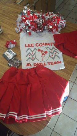Lee County Jr. Drill Team uniform,