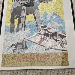 Star Wars and Harry Potter puzzle framed $20 Each 