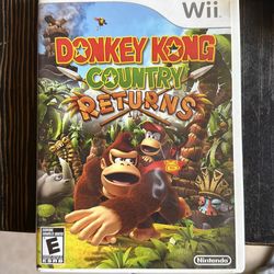 Donkey Kong Country Returns Wii Complete Tested
