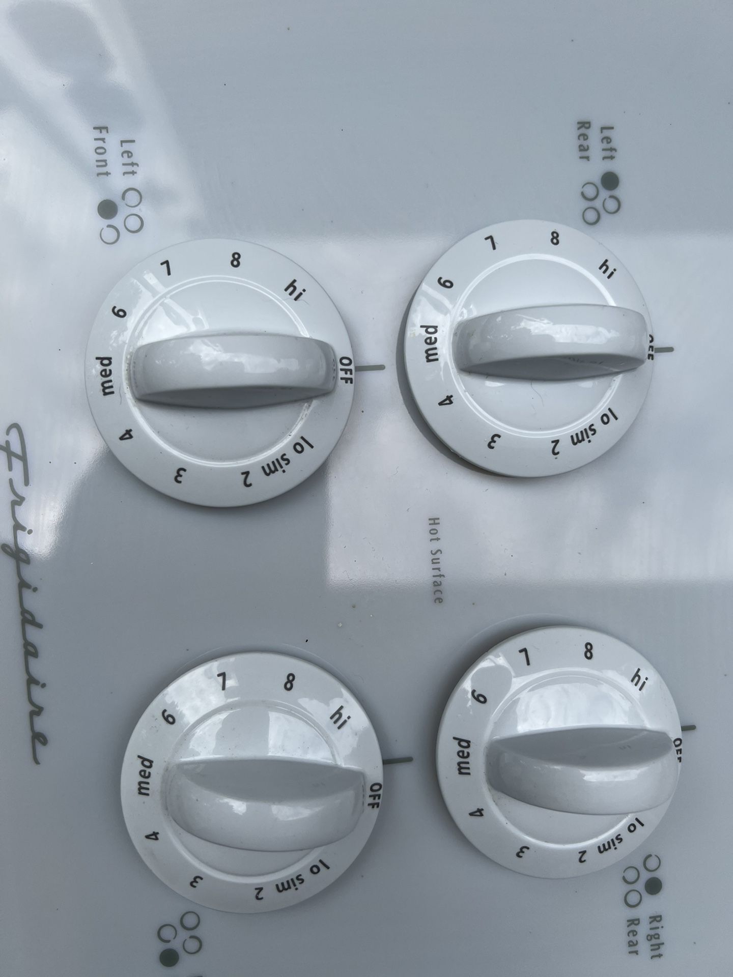 New stove top. Remodeled kitchen and took new top out for reg.stove. Used once before removed. 