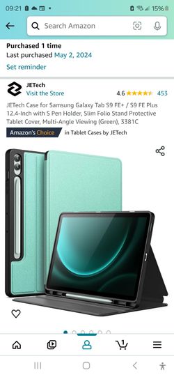 NEW JETech Case for Samsung Galaxy Tab S9 FE+ / S9 FE Plus 12.4-Inch with S Pen Holder