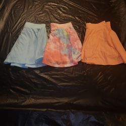3 Pair Girls Skorts Size 14