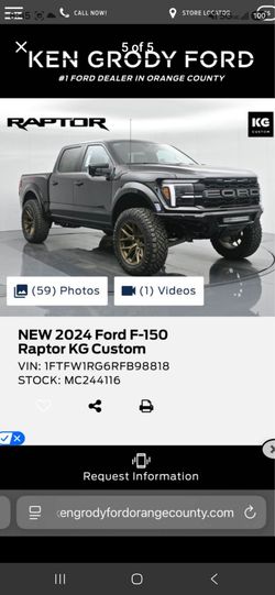 Ford raptor 802 KG custom