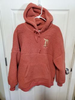 2021 Disney Parks Exclusive DLR Disneyland Resort Rose Gold Sherpa Fluffy Spirit Jersey, Very Soft!