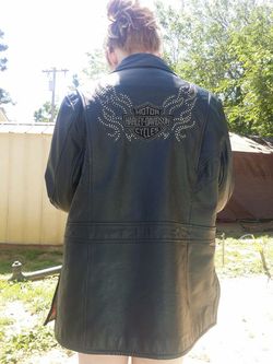 Women's leather Harley Davidson jacket