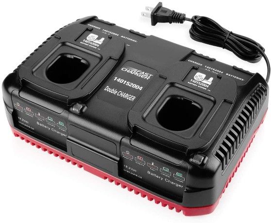 19.2V Dual Port 100V-240V Battery Charger for Craftsman 19.2V C3 Battery Li-ion Ni-CD Battery